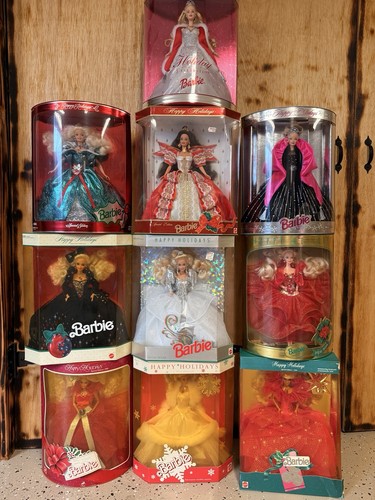 Barbie happy holidays - barbie, set